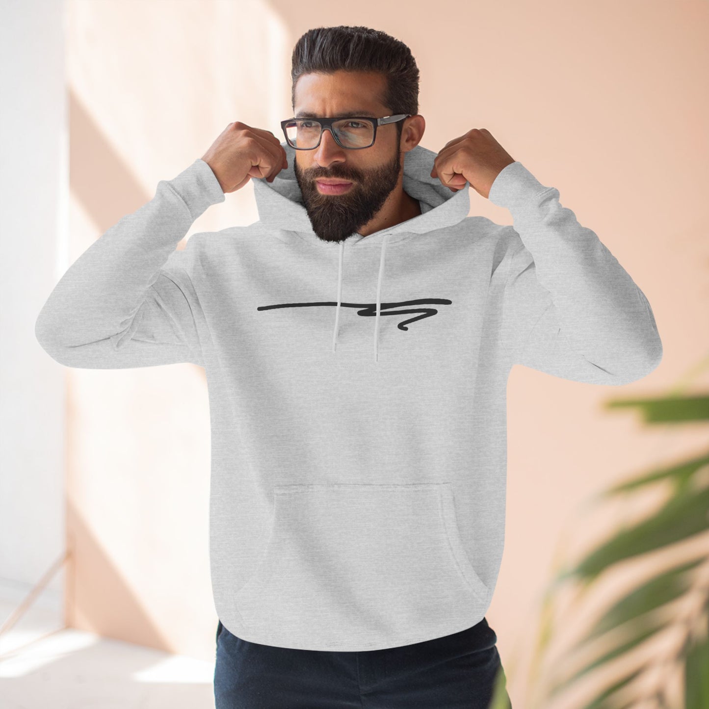 Cozy fleece Hoodie - Swoosh